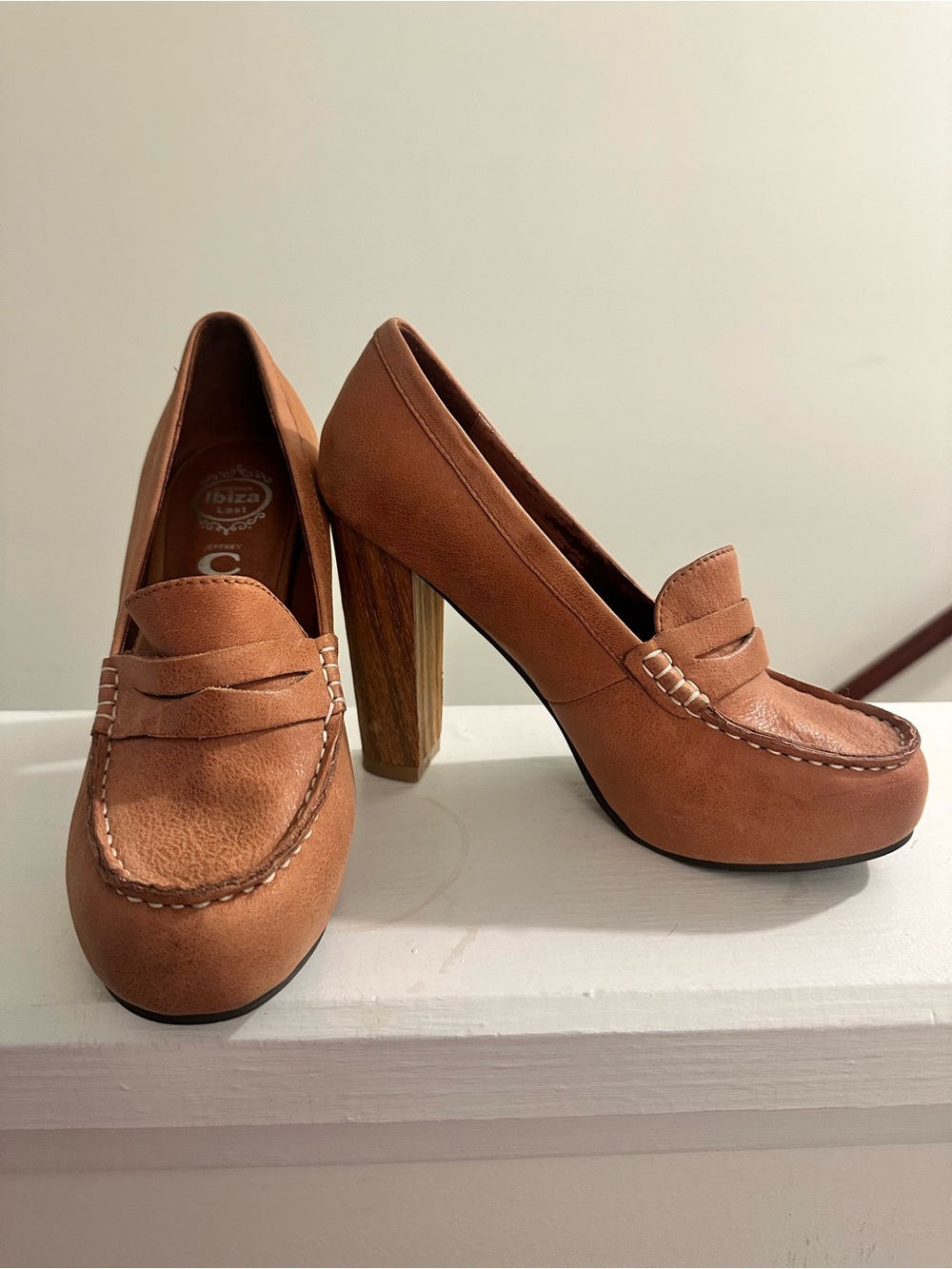 Jeffery Campbell Penny Lane Platform Loafers 7.5 - Picture 2 of 7